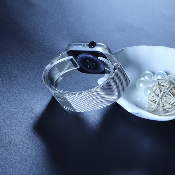 Bransoleta do Apple Watch 1/2/3/4/5/6/7/8/9/10/11/SE Ultra 1/2/3 42/44/45/46/49mm, Beżowa