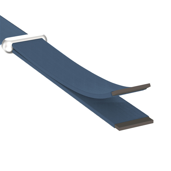 Smycz na telefon kompatybilna z etui do iPhone 17, odpinana magnetyczna klamra, pasek na szyję – niebieska