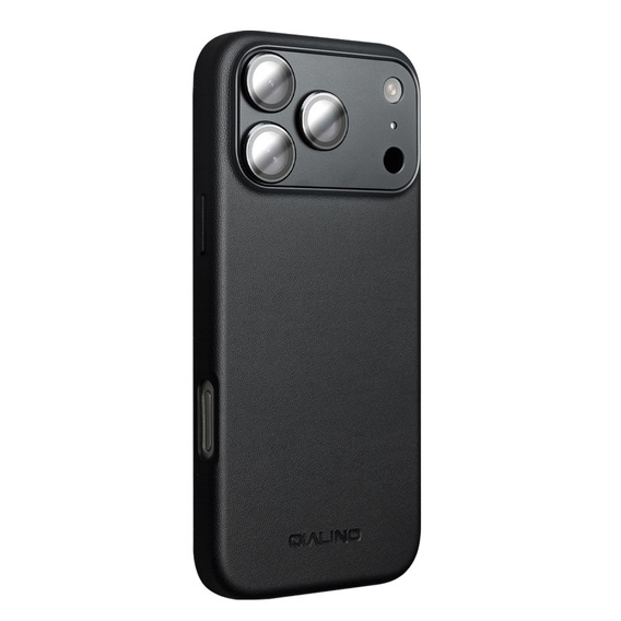 Etui QIALINO do iPhone 17 Pro Max, do MagSafe, z ochroną aparatu, czarne