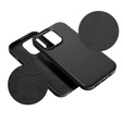 Skórzane Etui do MagSafe do iPhone 16 Pro, czarne + Szkło Hartowane 9H