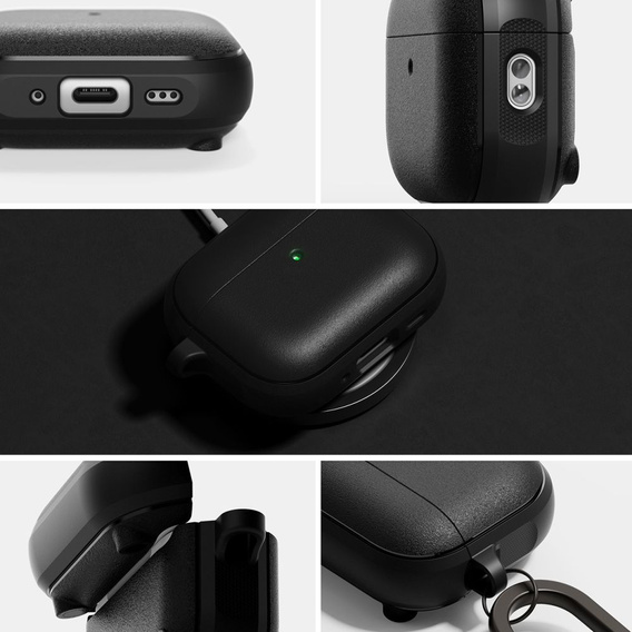 Etui Ringke Onyx Magnetic MagSafe do AirPods Pro 3 – czarne