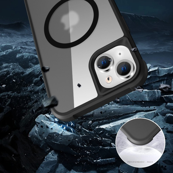 Etui Magnetyczne do Magsafe do iPhone 15, czarne