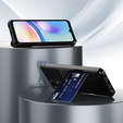 Etui do Samsung Galaxy A05s, Card Holder Kickstand, czarne