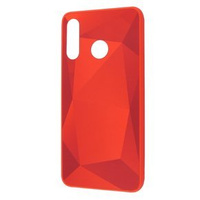 Etui do Huawei P30 Lite, Obudowa Fractal Case, Czerwone