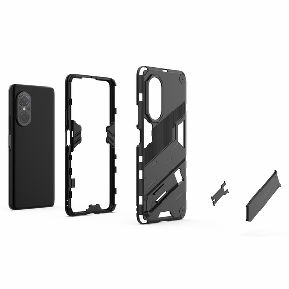 Etui do Huawei Nova 9 SE, Military kickstand, czarne