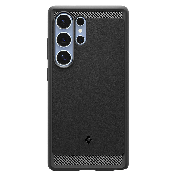 OUTLET Etui Spigen do Samsung Galaxy S25 Ultra, Rugged Armor do MagSafe, czarne + Szkło Hartowane 9H