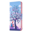 Etui z klapką do Xiaomi Redmi 12C, Wallet, Owls & Tree