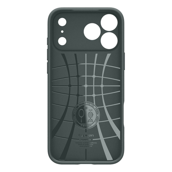 Etui Spigen do iPhone 17 Pro, Liquid Air, Abyss Green