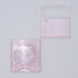 Etui do Samsung Galaxy Z Flip 4 5G, Sparkle, do Magsafe, różowe