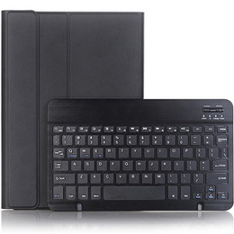 Etui z klawiaturą do Samsung Galaxy Tab S9, Leather Pen Slot, czarne