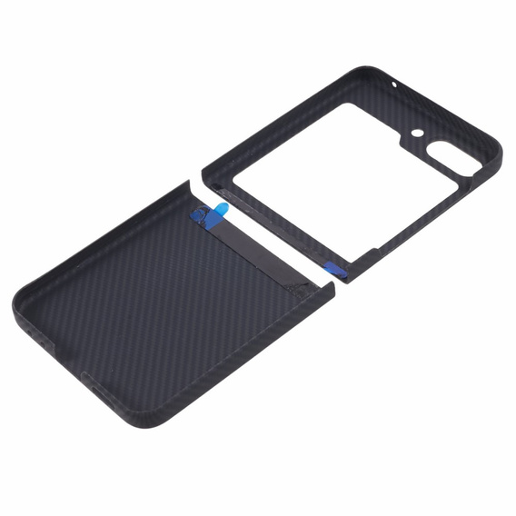 Etui do Samsung Galaxy Z Flip6 5G, 600D Aramid Fiber Cover, czarne