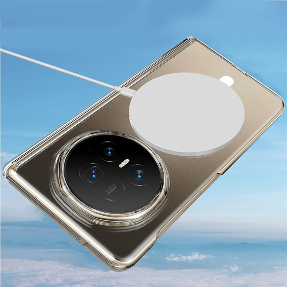 Etui ochronne do Honor Magic V5 5G, z MagSafe, przezroczyste