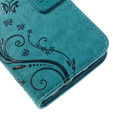 Etui z klapką do Samsung Galaxy S7 Edge, Butterfly, niebieskie