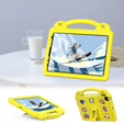 Etui do iPad 11" 2025 A16 (11 gen.) / iPad 10.9" 2022 (10 gen.), Cute Patterns, z podstawką, Żółte