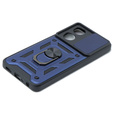 Etui pancerne do Oppo A58 4G, CamShield Slide, niebieskie