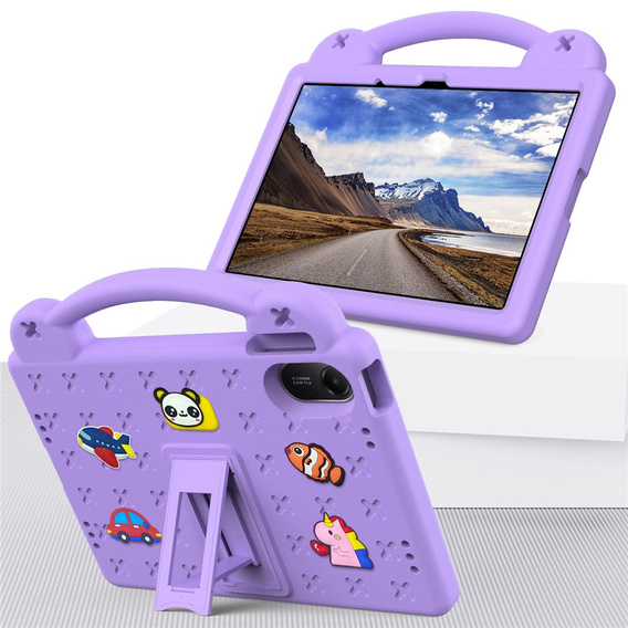 Etui do Xiaomi Redmi Pad 2 z podstawką - fioletowe