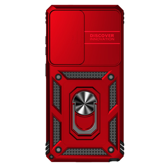 Etui pancerne do Samsung Galaxy S26 Ultra, CamShield Slide, czerwone