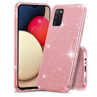 Etui Glitter Case do Samsung Galaxy A02S, Pink