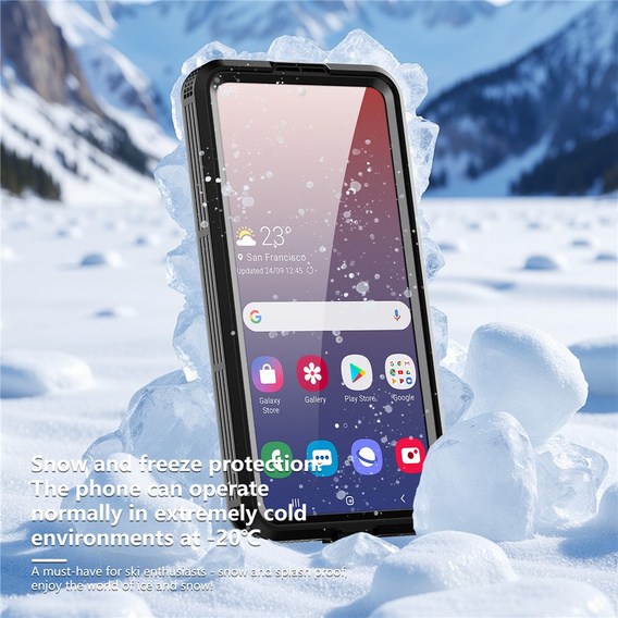 Etui wodoodporne do Samsung Galaxy S26, Redpepper, do MagSafe, czarne