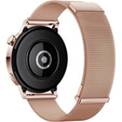 Uniwersalna Bransoleta Milanese 18mm, z zaciskiem od wewnątrz, Różowa