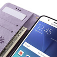 Etui z klapką do Samsung Galaxy J5 2016, Butterfly, fioletowe