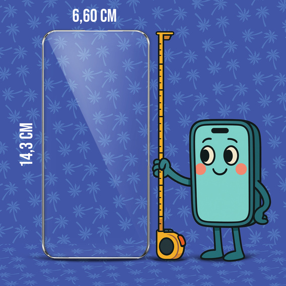 Szkło Hartowane Diamond Palm do iPhone 15/15 Pro