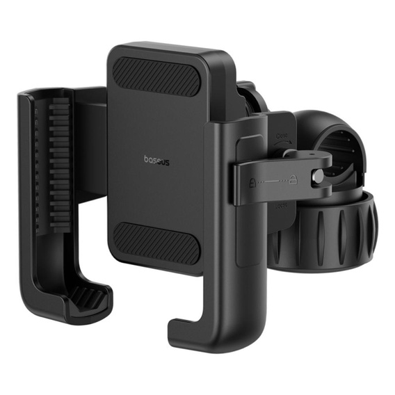 Baseus uchwyt rowerowy GoTrip Series Bike Phone Mount Cluster – uchwyt rowerowy - czarny