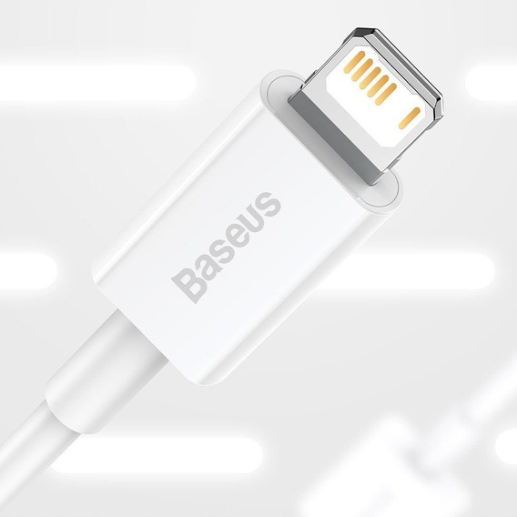 BASEUS Calys-A02 Superior Kabel Lightning 1M/2.4A, White