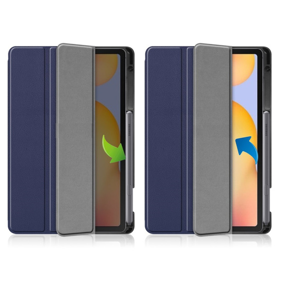 Etui do Samsung Galaxy Tab S6 Lite 10.4" 2020/2022/2024, z miejscem na rysik, granatowe