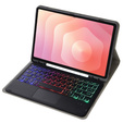 Etui z podświetlaną klawiaturą Bluetooth i touchpadem do Samsung Galaxy Tab S11 – czarne