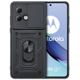 Etui pancerne do Motorola Moto G84 5G, CamShield Slide, czarne