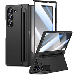 Etui do Samsung Galaxy Z Fold7 5G ze szkłem, z miejscem na rysik – czarne