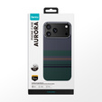 Etui BENKS Kevlar do iPhone 17 Pro Max, Magnetic Armor Pro Aurora 600D C070, do MagSafe, zielone