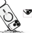 Etui do iPhone 17 Pro Max, Electro MagSafe, czarne + Smycz
