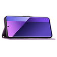 Etui z klapką do Xiaomi Redmi Note 13 Pro+, Butterfly, fioletowe