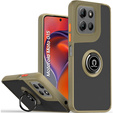 Etui do Motorola Moto G15 / Motorola Moto G15 Power, Frosted Ring, zielone