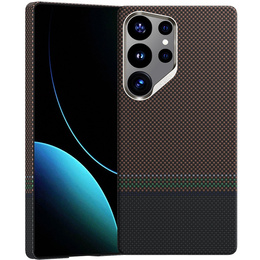 Etui Benks Kevlar do MagSafe Armor Air Prestige 600D YA42 do Samsung Galaxy S25 Ultra – brązowe