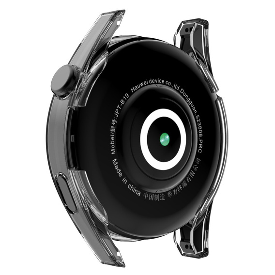 2w1 Etui z osłoną na ekran do Huawei Watch GT 3 46mm, Przezroczysty