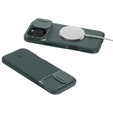 Etui Spigen do iPhone 16 Pro, Optik Armor Mag, Zielone + Szkło hartowane