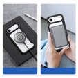 Etui z klapką Dux Ducis do iPhone Air, Skin X Pro, do MagSafe, czarne