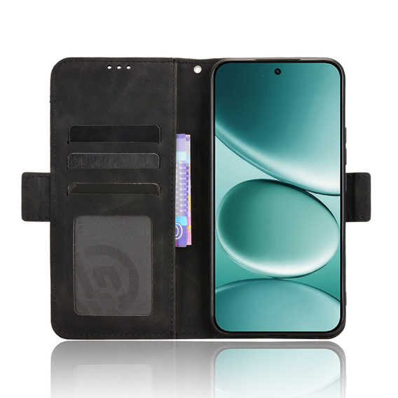 Etui z klapką do Xiaomi Redmi Note 15 Pro Plus 5G, Card Slot, czarne