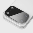 2x Szkło hartowane ERBORD na wyspę aparatów do iPhone 17 Pro Max, czarne