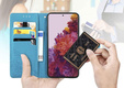 Etui z klapką do Oppo Reno 11F 5G, Mandala, niebieskie
