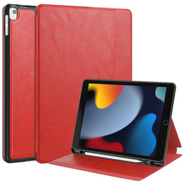 Etui do iPad 10.2" 2021/2020/2019 (9/8/7 gen.), Business Card and Pen Slot, czerwone
