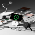 Etui Ringke do iPhone 16 Pro Max, Silicone MagSafe, beżowe + Szkło Hartowane 9H