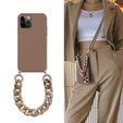 Etui INS Crossbody do iPhone 13 Pro, Brązowe