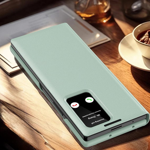 Etui do Samsung Galaxy Z Fold7, Smart View Wallet, zielone