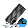Etui z klapką do Samsung Galaxy A36 5G, Carbon LC.IMEEKE, czarne