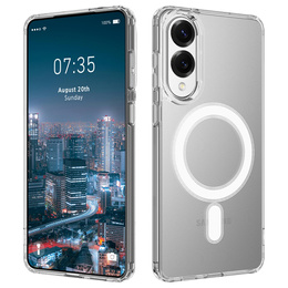 Etui do Samsung Galaxy S25 Edge, Fusion Hybrid, do MagSafe, przezroczyste