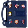 Etui do iPad Air 11" 2025/2024 (7/6 gen.), Cute Patterns, z podstawką, granatowe